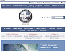 Tablet Screenshot of fitnessplus.com